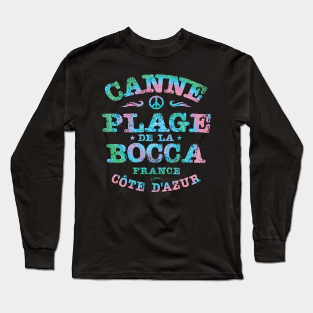 Plage de La Bocca, France Long Sleeve T-Shirt by jcombs